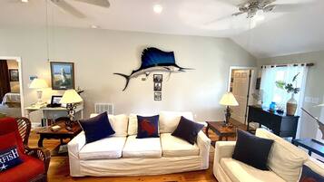 Télévision, lecteur de DVD, livres