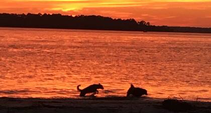 Inicio precioso BCH, -600 + 'a la playa, SLP 10, Wi-Fi, Tidal Cr, zona evento perfecto