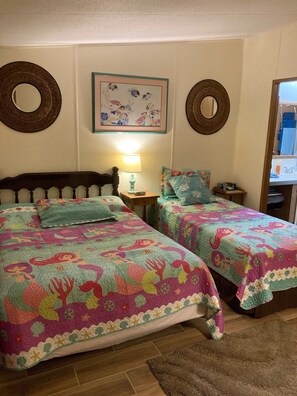 2 bedrooms, iron/ironing board, free WiFi, bed sheets