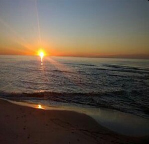 Aan het strand