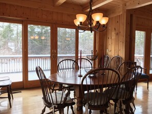 Dining - Stunning Post & Beam home minutes from Lenox, Stockbridge and Tanglewood!  (Lee)