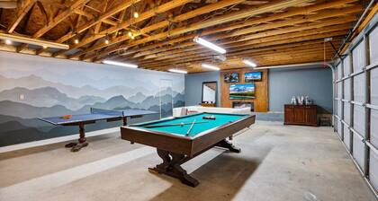 Fun Rec room, Hot Tub & Mountain View’s 2 King Rooms