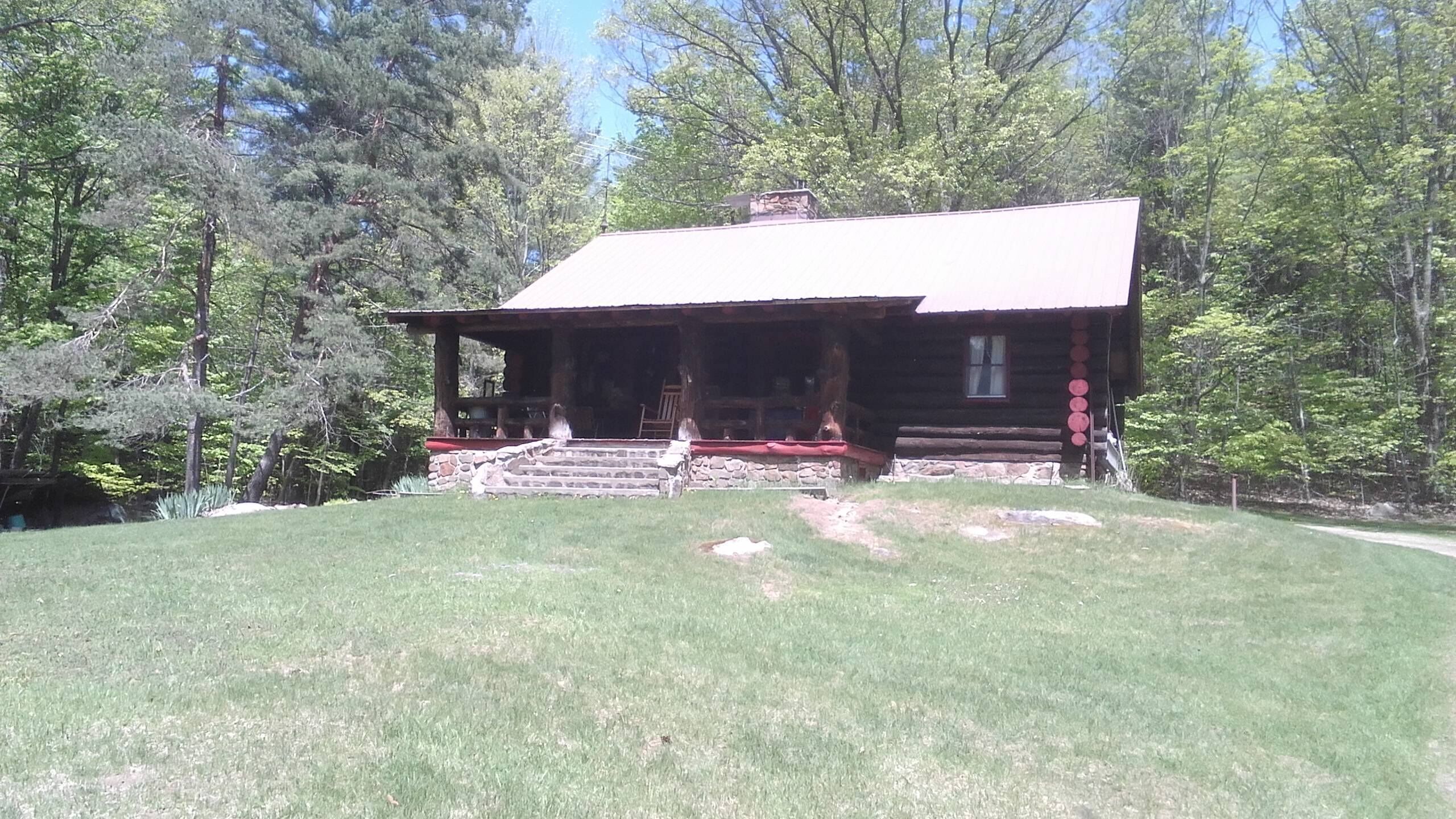 Cozy cabin in the woods