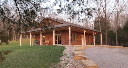 Isolé cabine Location sur Southern Illinois Route des Vins, Spa privatif
