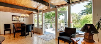 Lakefront playground in safe and beautiful Victoria on BC's Pacific west coast. 