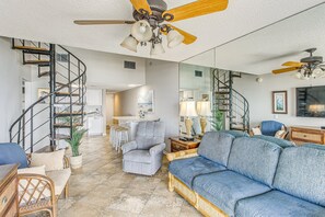 Smart TV, DVD player, books - Spectacular 3 BR/3BA Oceanfront Condo -2 Large Balconies- Best Views-Aug wks ! (North Myrtle Beach)