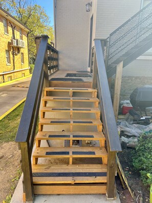 Terrace/patio - Downtown  Private Home near Woodland Park Lex.Ky - 30 day min - 365 day stay (Lexington)