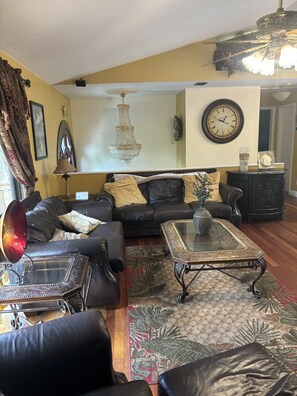 Smart TV, chimenea, videojuegos y reproductor de DVD 