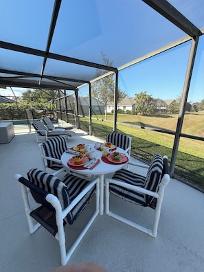 Outdoor dining