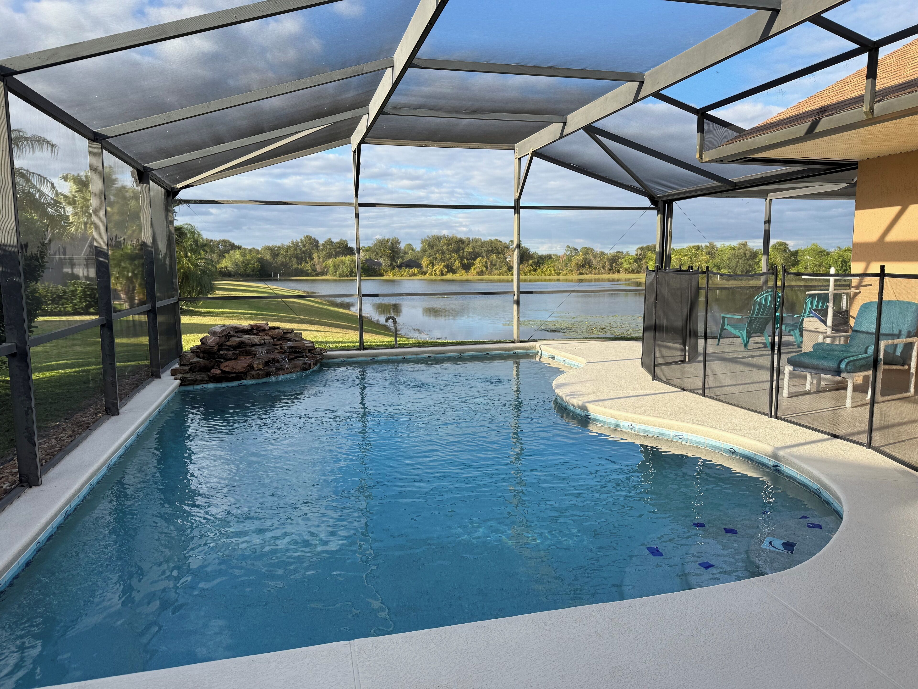 Alberca al aire libre 