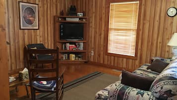 TV, DVD player, stereo