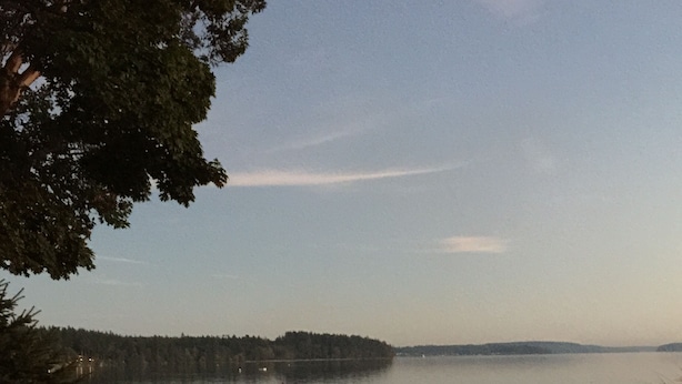 A lakeside view with a fire pit and Adirondack chairs. - the Beach Suite on Lemolo!    CLEAN & PRIVATE ... getaway & relax. (Poulsbo)