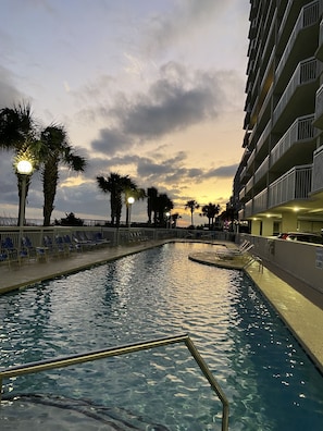 Indoor pool, outdoor pool - Book your next family vacation at this beautiful beach front condo!  (North Myrtle Beach)