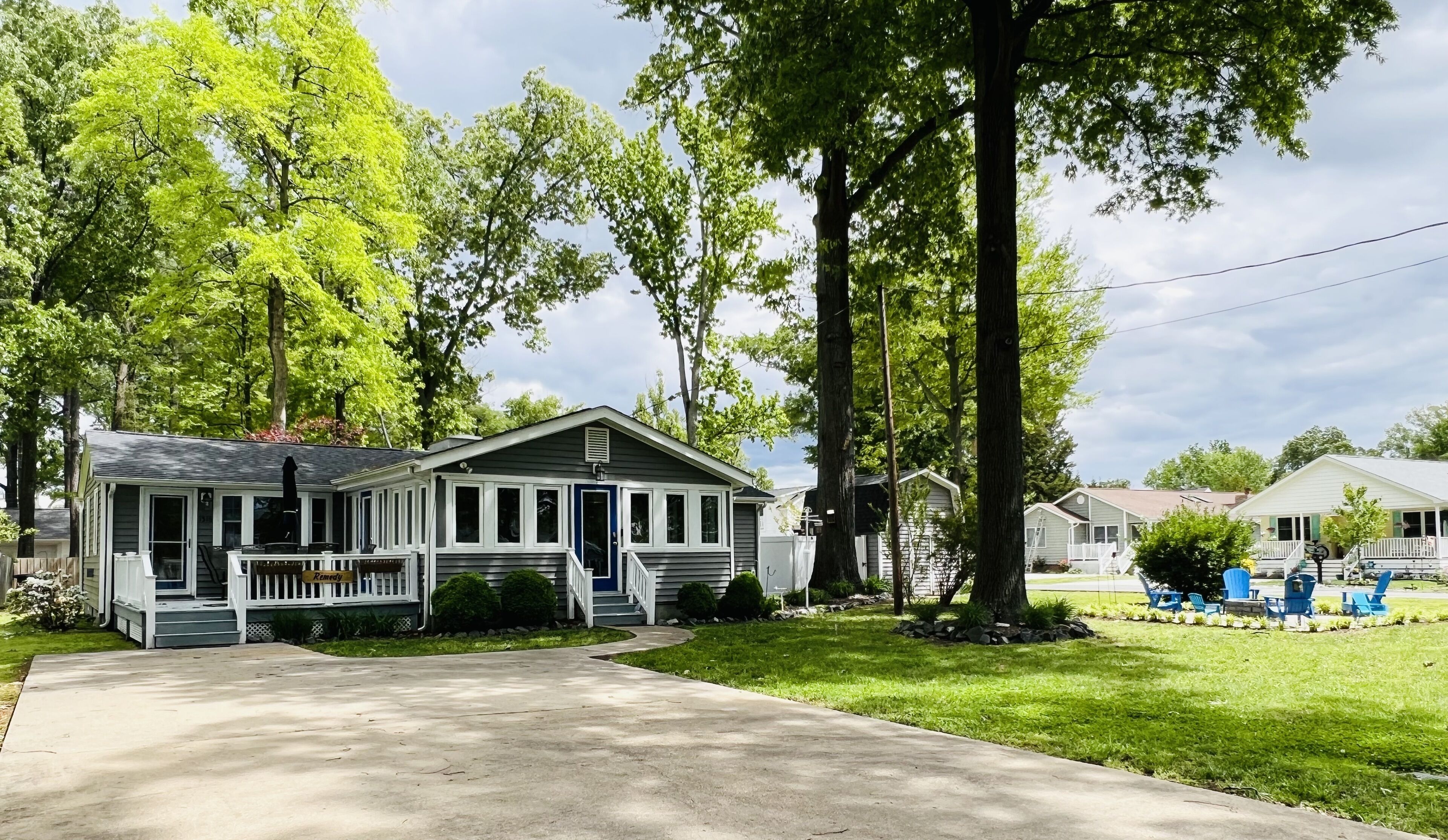 On The Point, Spacious Home ! You will Love the Sunroom, The Decor and Location!