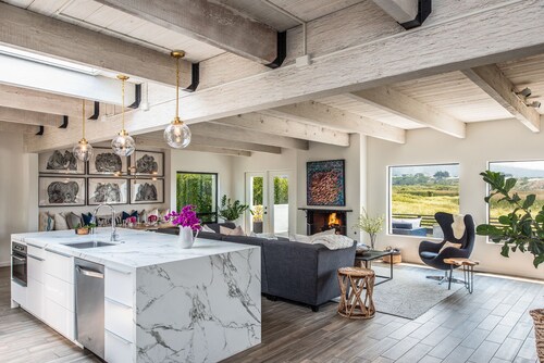 Carmel Modern Hacienda walking distance to town W / 3 Bedrooms and 3.5 Baths