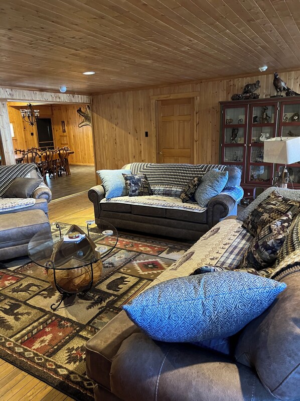 Smart-tv och eldstad