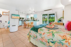 1 bedroom, iron/ironing board, travel crib, free WiFi