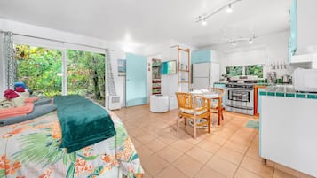 1 bedroom, iron/ironing board, travel crib, free WiFi