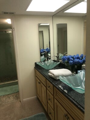 Tina con regadera, tina de hidromasaje, secadora de cabello, bidet 