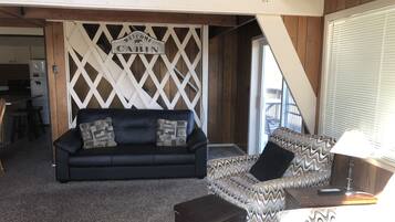 TV connectée, cheminée, jeux vidéo, lecteur de DVD