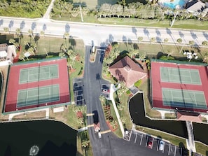 Sport court - OCEAN VIEW Villa. Steps to the Beach! Pool, Hot Tub, SPECIAL OFF-SEASON RATES!  (St Augustine)
