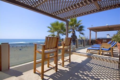 San Diego's Tuscan Villa Mansion on the Beach 