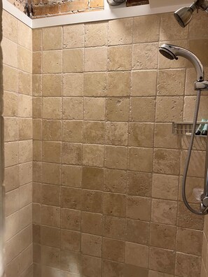 Shower, hair dryer, towels, soap - Bayfront King, Harbor View & Porch,Parking, Location! (Saugatuck)