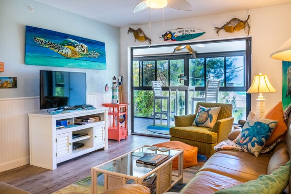 Smart TV, DVD player, toys, books