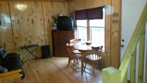 Interior - Small Cabin with 100'  Private Waterfall  on 24 Acres (Marble)