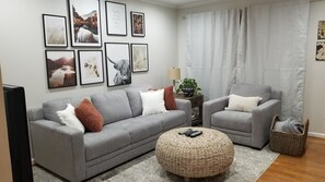 Smart TV, DVD player, books