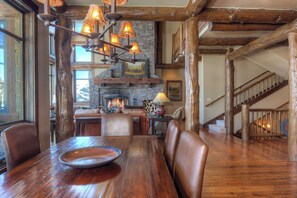 Dining - Premier Mountain Home Includes Private Lodge with Pool & Ski in/out Access (Big Sky)