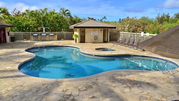 Udendørs pool, opvarmet pool