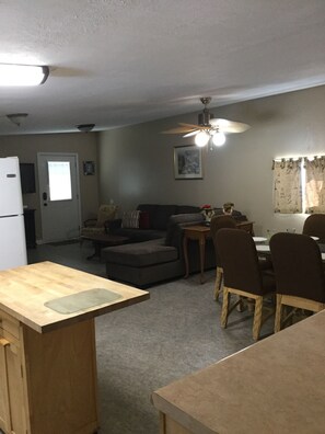 Smart TV, chimenea y reproductor de DVD