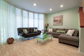 Smart TV, DVD player, books