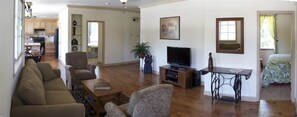 Smart TV, DVD player, stereo