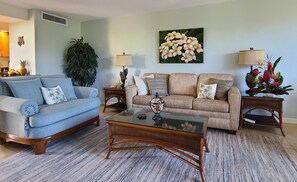 Een flatscreentelevisie