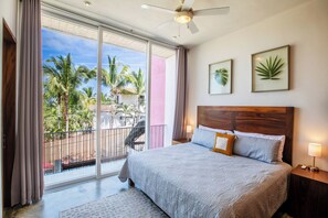 4 bedrooms, in-room safe, iron/ironing board, travel cot