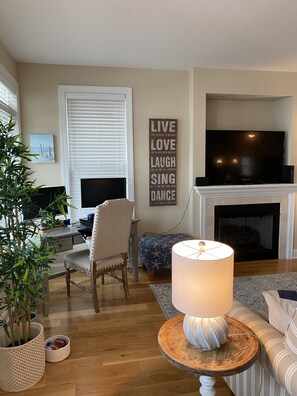 Televisión y reproductor de DVD 