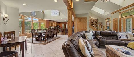TV, fireplace, DVD player