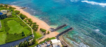 Very,  very affordable. Steps to paved, oceanfront path. Oceanside, end unit
