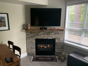 تلفزيون ذكي، مدفأة، كُتُب، ستيريو