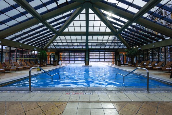 Indoor pool, outdoor pool
