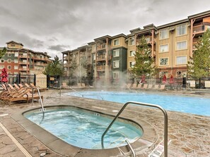 Indoor pool, outdoor pool