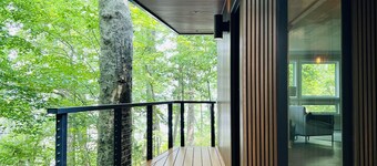 ¡Playa privada! Cabaña en las orillas altas del río James