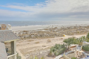 På stranden, liggestole