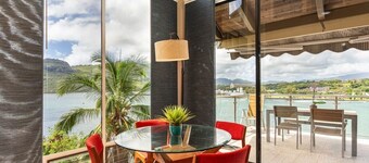 YKSITYINEN Ocean Front Cottage yli näköala kauniille Kalapaki Baylle