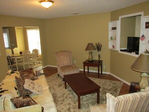 TV, fireplace, DVD player, video library - Home With View of Columbia Cityscape (Gaston)