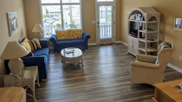 电视、DVD 播放器、书、立体声音响