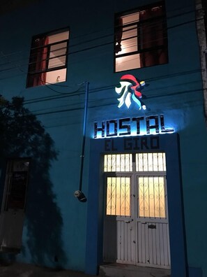 Front of property – evening/night