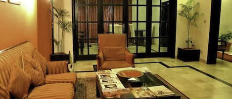 Lobby sitting area